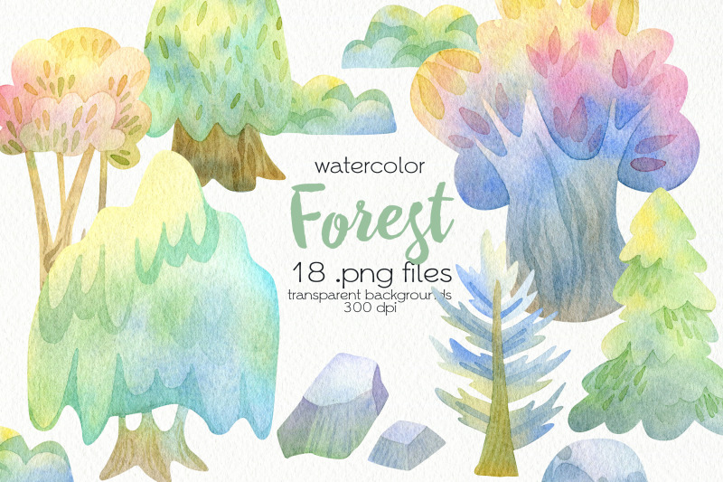 watercolor-trees-clipart-png-files