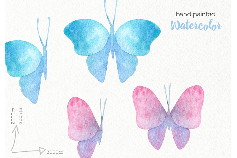 watercolor-multicolored-butterfly-clipart-png-files