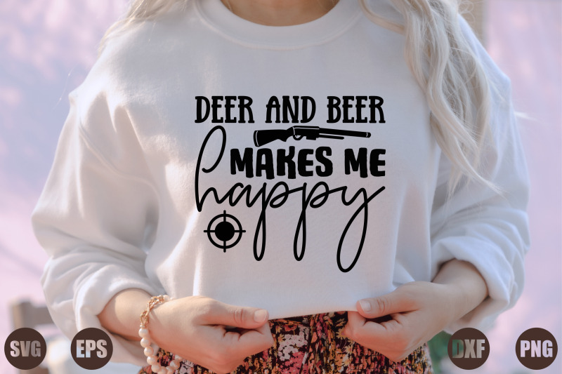 deer-and-beer-makes-me-happy
