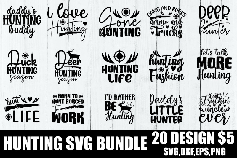 hunting-svg-bundle
