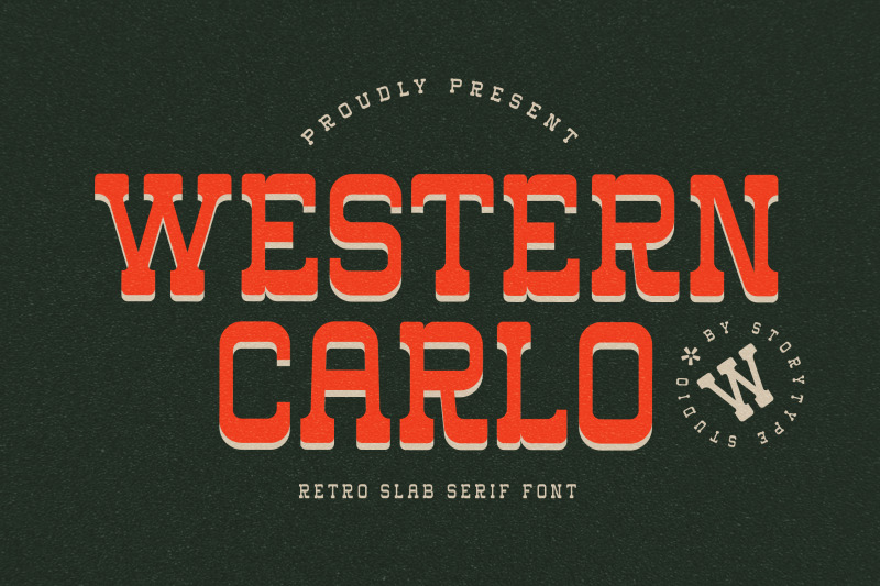 western-carlo-typeface