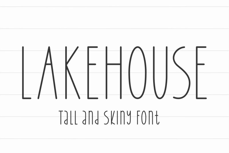 lakehouse-tall-and-skinny-font
