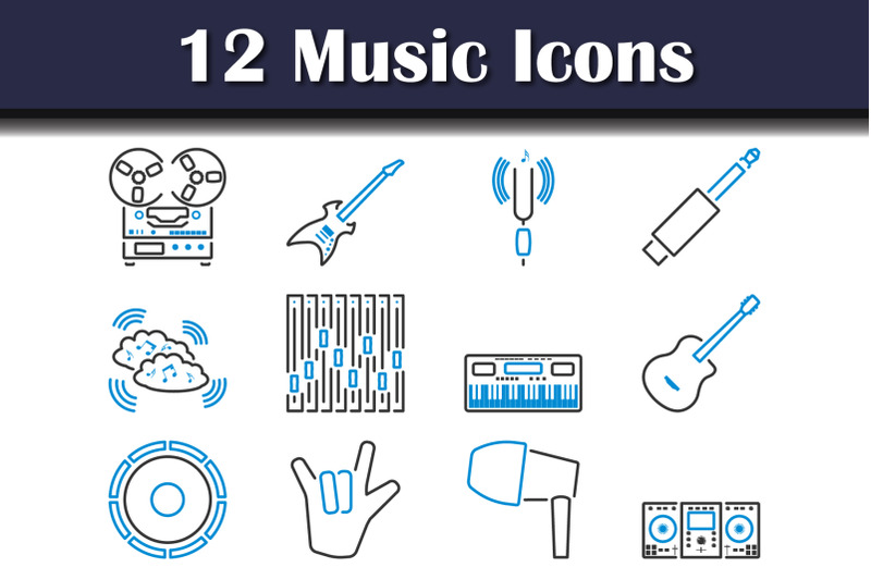 music-icon-set