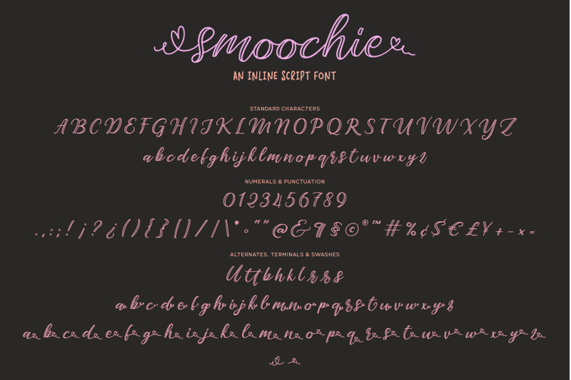 smoochie-an-inline-script-font