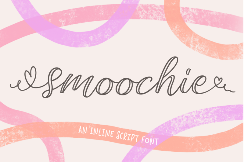 smoochie-an-inline-script-font