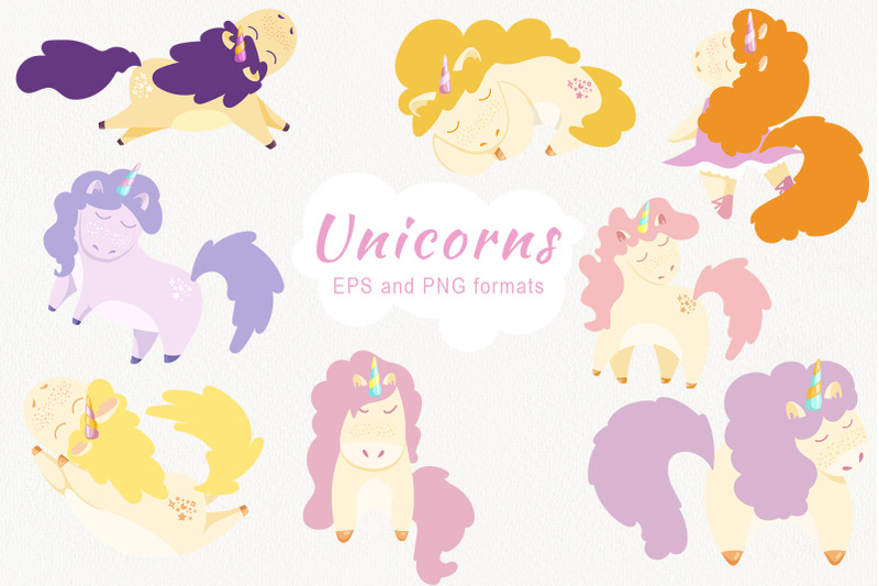 sugar-unicorns-patterns-pack