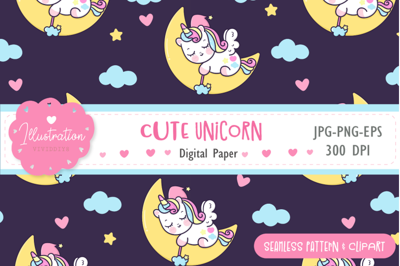unicorn-seamless-pattern-digital-paper