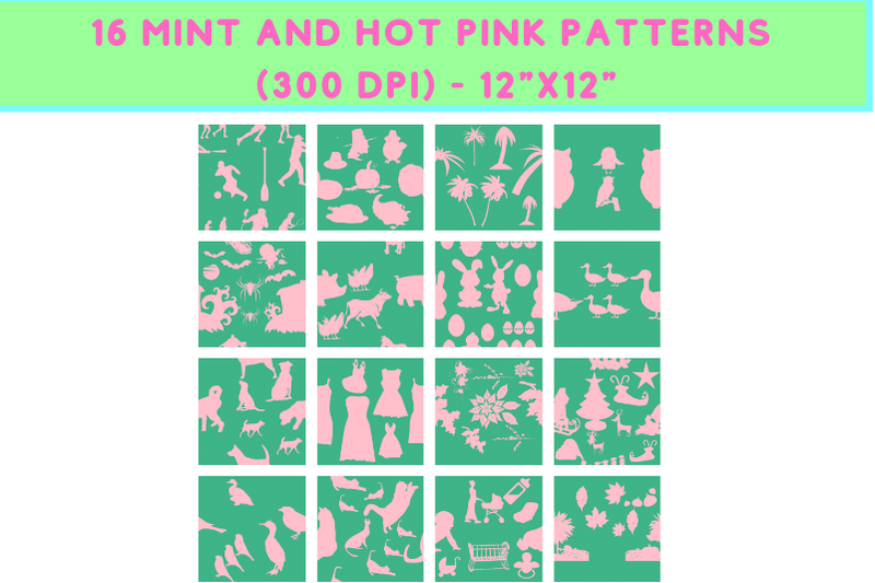 16-mint-and-hot-pink-patterns-jpg-300-dpi