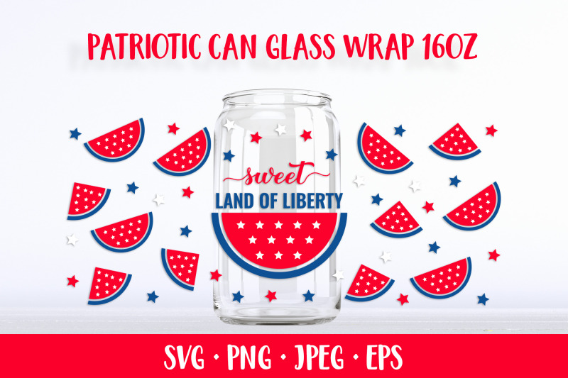 patriotic-watermelon-can-glass-wrap-svg-4th-of-july-glass-can