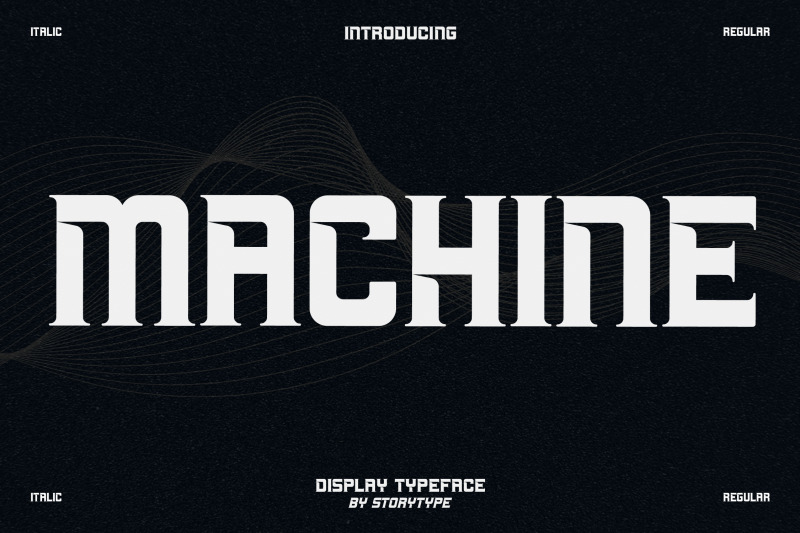 machine-typeface