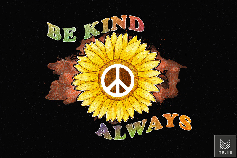 be-kind-always-hippie-sunflower