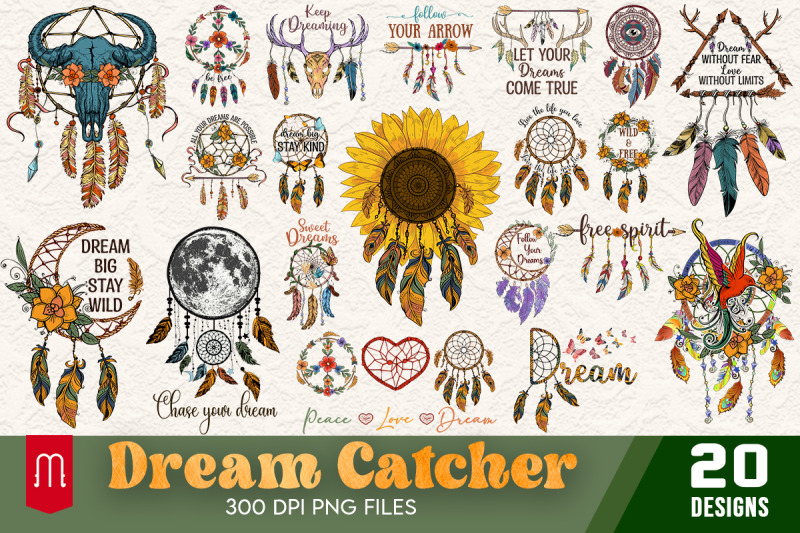 best-dream-catcher-t-shirt-design-bundle