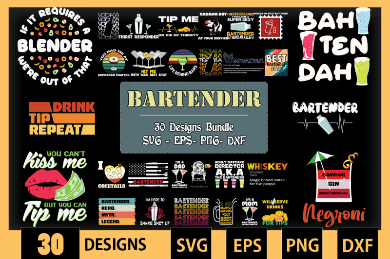 bartender-bundle-svg-30-designs