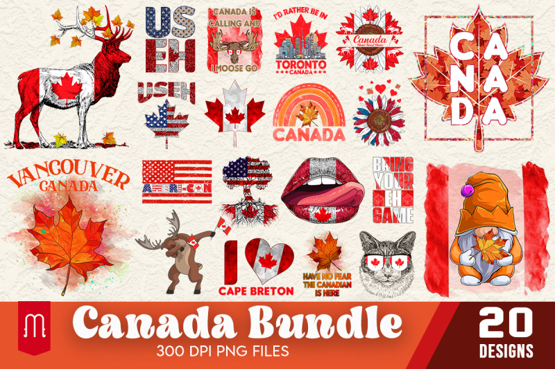 best-canada-t-shirt-design-bundle