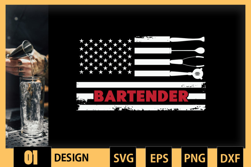 american-flag-bartender-bar-working