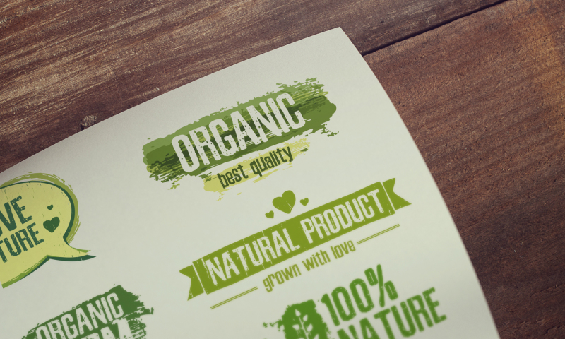 nature-organic-logos-set