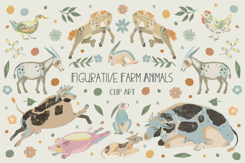 figurative-farm-animals-clip-art