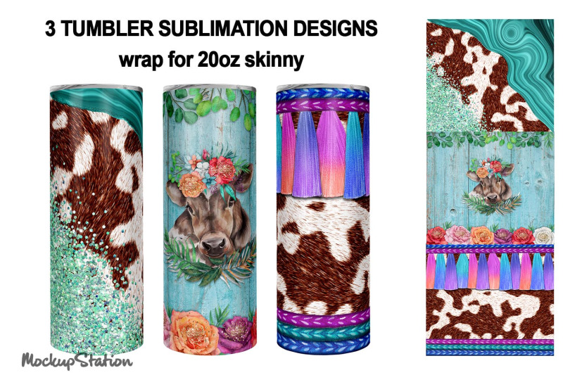cowhide-tumbler-bundle-western-wrap-sublimation-20oz-png