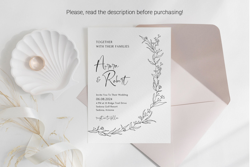 modern-wedding-invitation-template-minimal-canva-boho-floral-card