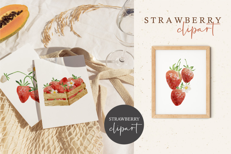 watercolor-strawberry-clipart-fruits-elements-strawberry-clipart