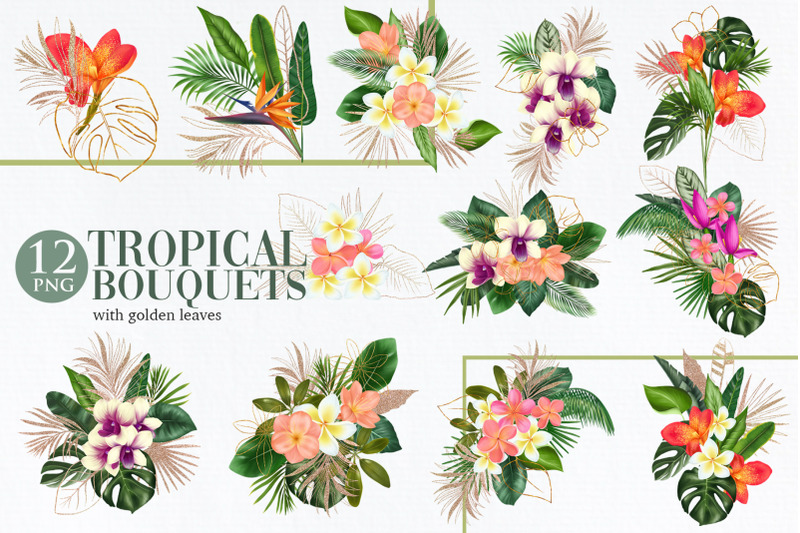 tropical-bouquets