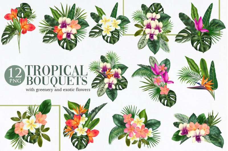 tropical-bouquets