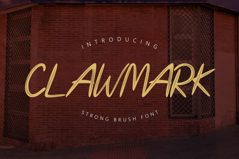 clawmark-strong-brush-font