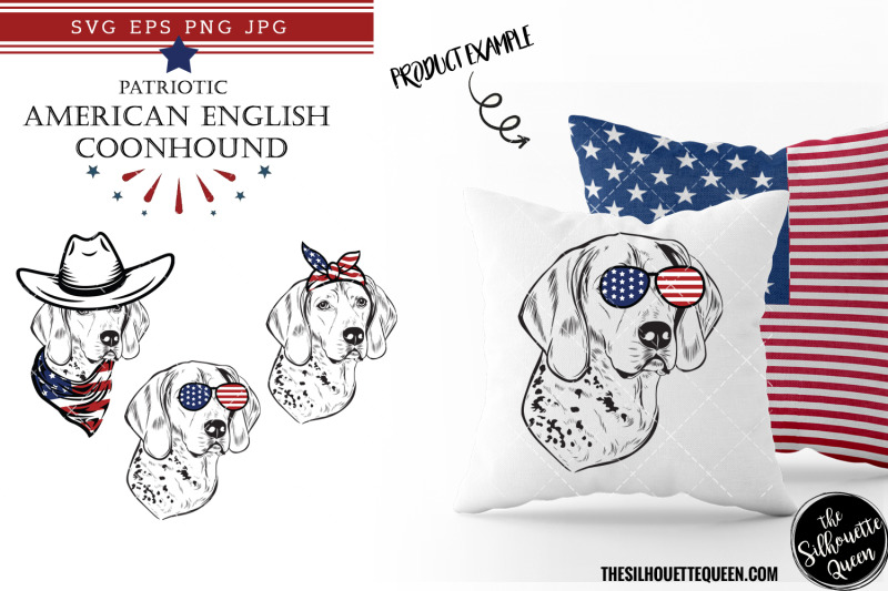 american-english-coonhound-dog-patriotic-cut-files-and-sublimation