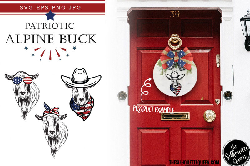 alpine-buck-goat-patriotic-cut-files-and-sublimation