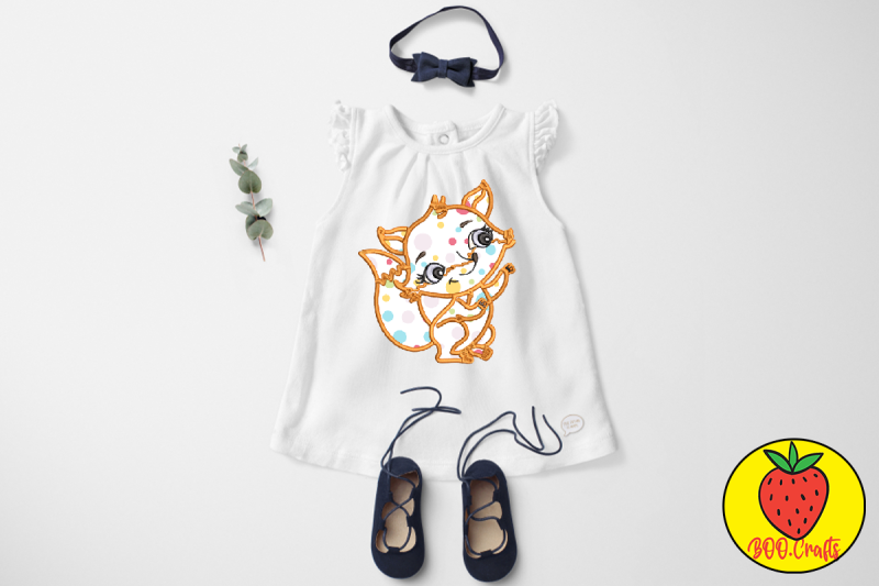 cute-fox-embroidery-design