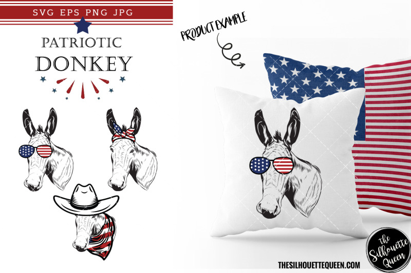 donkey-patriotic-cut-files-and-sublimation