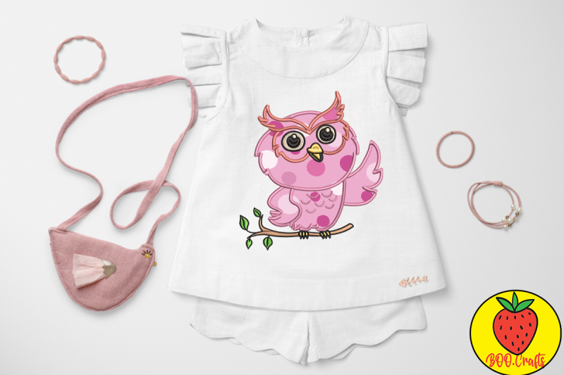 pink-cute-owl-embroidery