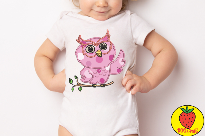 pink-cute-owl-embroidery