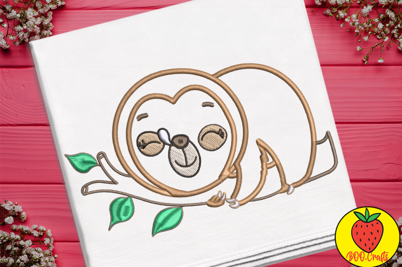 cute-sloth-embroidery-design