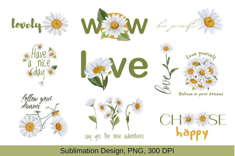 daisy-sublimation-bundle-positive-quotes