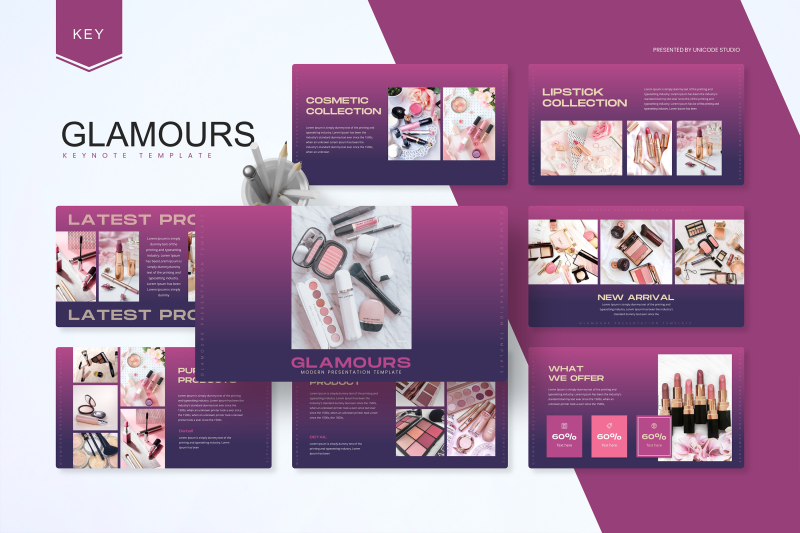glamours-keynote-template