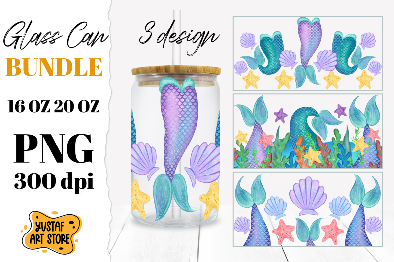 mermaid-tail-libbey-glass-can-sublimation-3-png-design