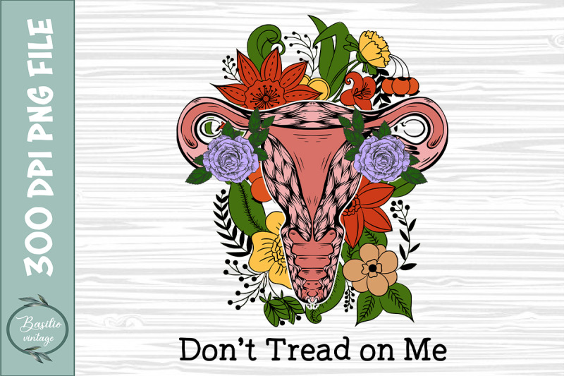 dont-tread-on-me-uterus-womens-png