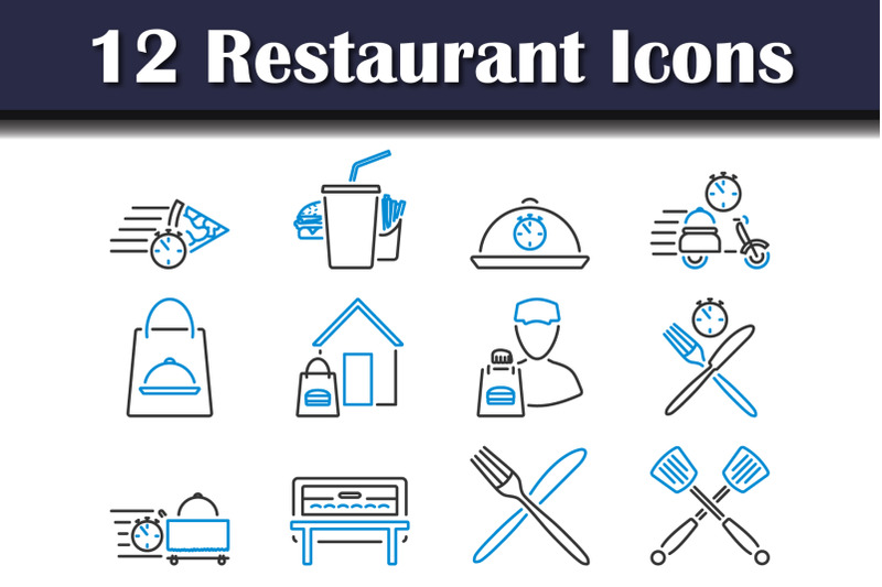 restaurant-icon-set