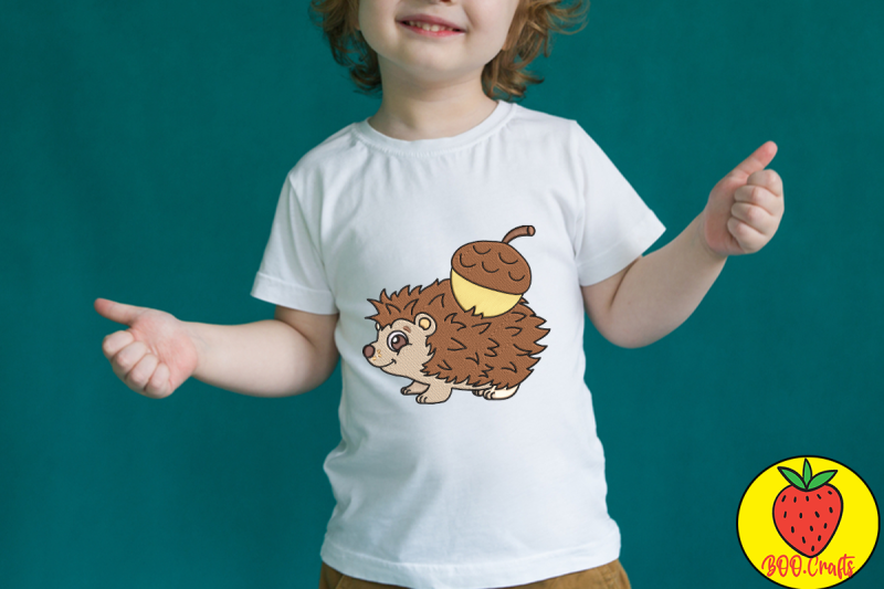 cute-hedgehog-chestnut-for-kid-embroidery