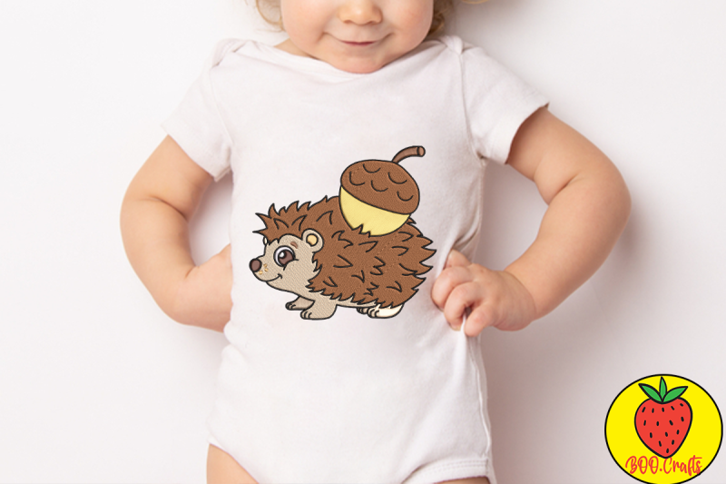 cute-hedgehog-chestnut-for-kid-embroidery