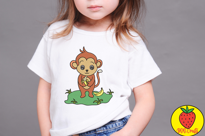 funny-cute-monkey-embroidery