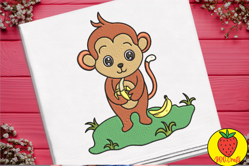 funny-cute-monkey-embroidery