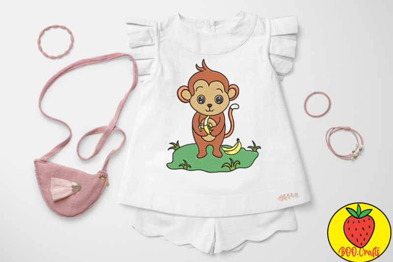 funny-cute-monkey-embroidery