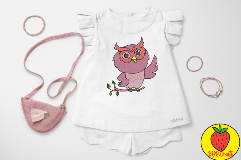 cute-pink-owl-embroidery