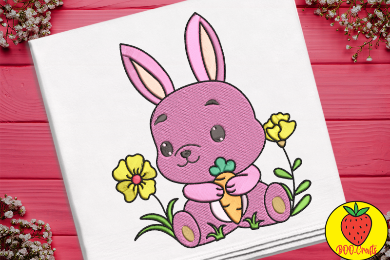 pink-cute-rabbit-embroidery