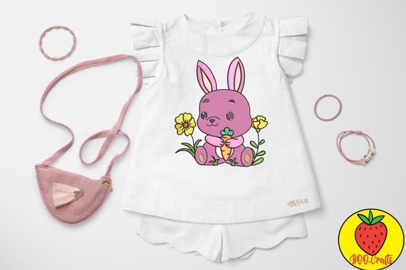 pink-cute-rabbit-embroidery