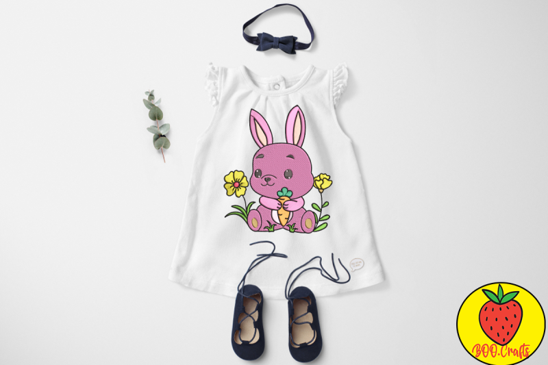 pink-cute-rabbit-embroidery