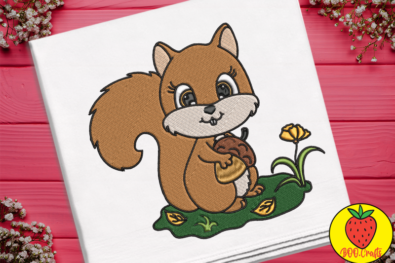 floral-squirrel-for-kid-embroidery