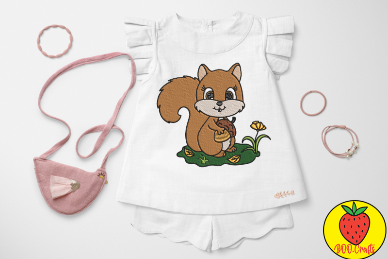 floral-squirrel-for-kid-embroidery